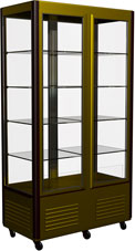 Вертикальная кондитерская витрина Carboma R800C Люкс