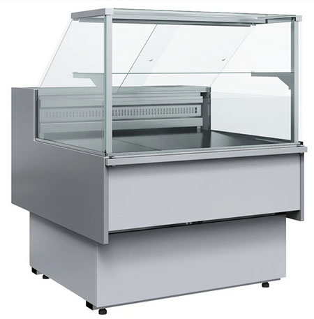 Универсальная холодильная витрина Carboma GC110 SV 1,5-1 (с боковинами)