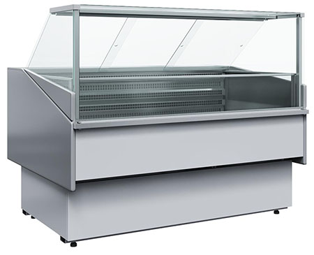 Морозильная витрина Carboma GC110 SL 1,25-1 (с боковинами)