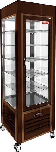 Вертикальная кондитерская витрина Hicold VRC 350 Brown FR